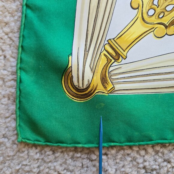 Hermès Vintage Silk Scarf Étriers Stirrups Equestrian Hand Rolled - Picture 6 of 16
